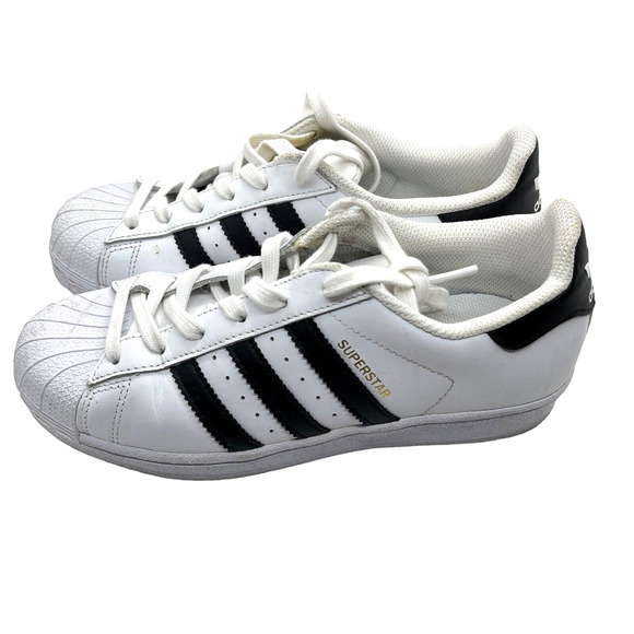 Adidas Superstar Sneakers Shoes Men's US 5 UK 4.5 EU 37.5 Ortholite White Black - Picture 1 of 16